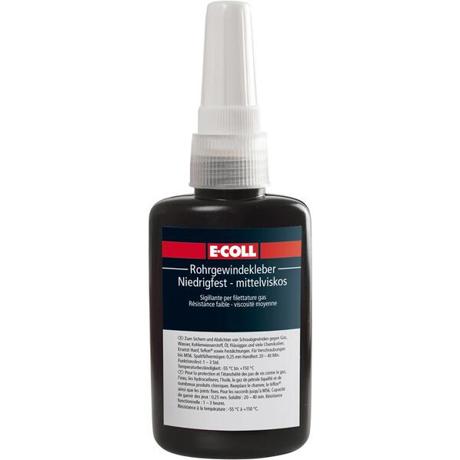 Hochfester Rohrgewindekleber 50g - Mittelviskose Schraubensicherung von E-COLL
