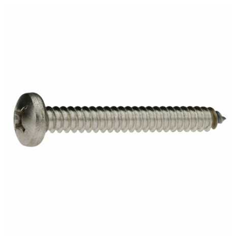 Edelstahl Linsenkopf-Blechschrauben DIN 7981 | Kreuzschlitz Phillips Form C-H | 2,2 x 6,5 A2 (blank)