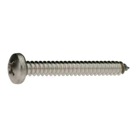 Edelstahl Blechschrauben mit Linsenkopf - Kreuzschlitz Phillips Form C, 2,2 x 13 mm (DIN 7981, A2, blank)