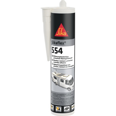 Sikaflex®-554 Montageklebstoff - Schwarz - 300ml - SIKA - Karosserieklebstoff