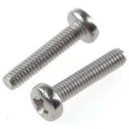 RS PRO Edelstahl Linsenkopf Pozi Schrauben A2 - M2.5 x 12mm | ISO 7045