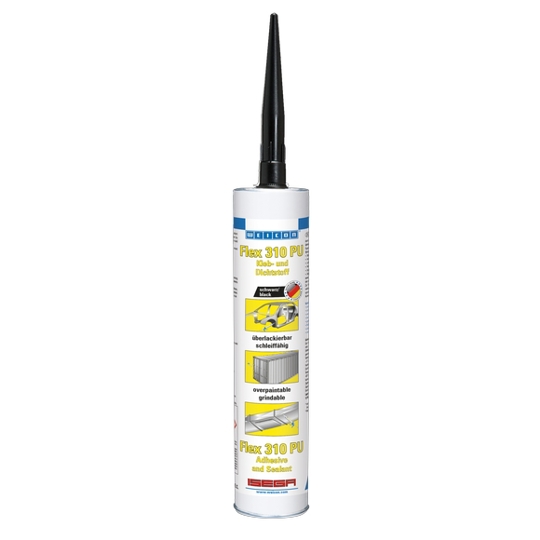 Flex 310 PU - Dauerelastischer Polyurethan-Kleb- und Dichtstoff - 300 ml - Schwarz