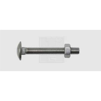 Edelstahlbordwandschraube SWG Flachrundkopfschraube 8 mm x 120 mm DIN 603 A2 - 15 Stück