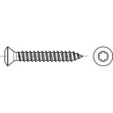 TOOLCRAFT Edelstahl Linsensenkblechschrauben 5.5mm x 50mm Kreuzschlitz Phillips DIN 7983 A2 - 25 Stück