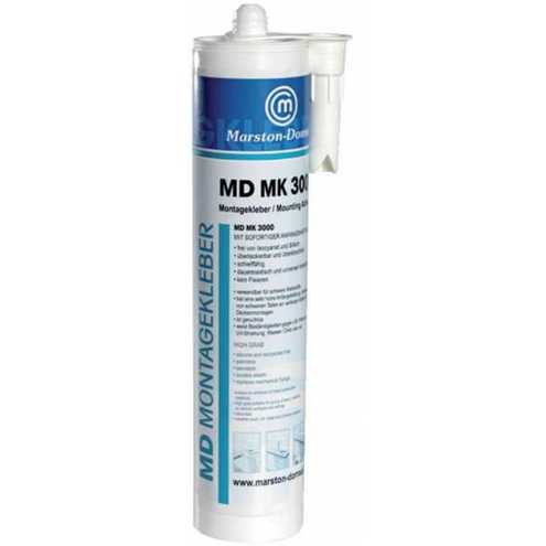 Marston-Domsel MD Montagekleber - Wasserbasierend, Weiß, 450g Kartusche