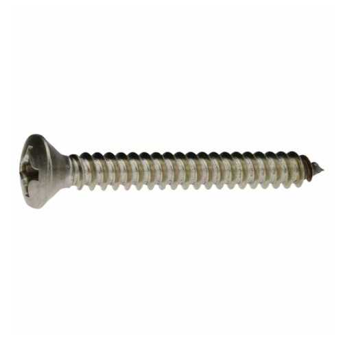 Edelstahl Blechschrauben DIN 7983 Form C, Linsensenkkopf, A2, 4,8 x 50 mm, Kreuzschlitz Phillips