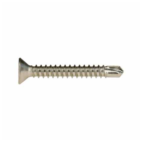 Edelstahlschraube DIN 7504 P - Bohrschrauben mit Blechgewinde 4,2x50 mm | Kreuzschlitz Phillips | A2 | Senkkopf