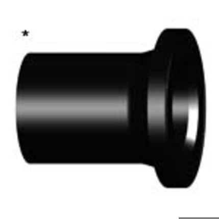 GF PE100 Vorschweißbund 280mm SDR11 langer Stutzen - #753800022 | Bundbuchse für Thermoplast Rohrleitungen