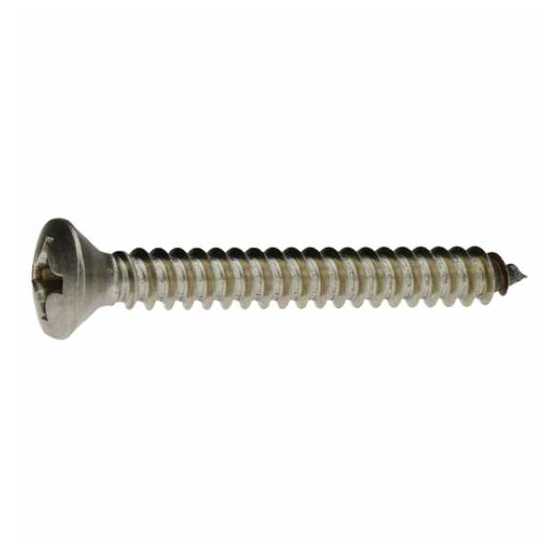 Edelstahl Linsensenkkopf-Blechschrauben DIN 7983, Form C, 6,3 x 32 mm, A2, Kreuzschlitz Phillips