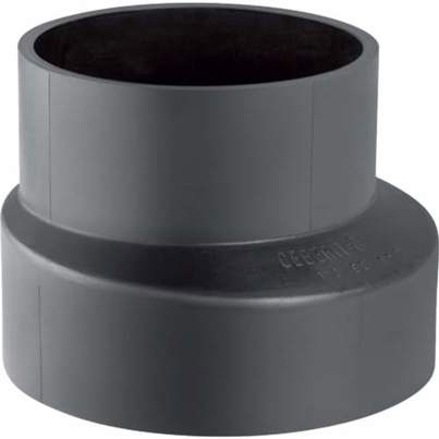 Exzentrisches Reduzierstück DN125/90 - Kurz - Thermoplast