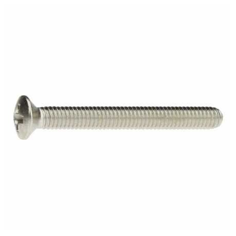 Edelstahl Linsensenkschrauben DIN 966 | M2,5 x 10 mm | Kreuzschlitz Phillips | A2 blank | ISO 7047