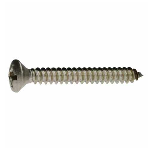 Edelstahl Blechschrauben DIN 7983, Linsensenkkopf, Form C, 5,5 x 13 mm, A2, blank, Kreuzschlitz Phillips