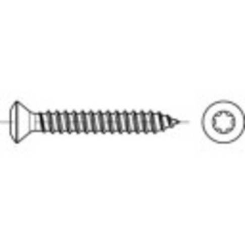 TOOLCRAFT Linsensenkblechschrauben 3.5mm x 16mm - Kreuzschlitz Phillips - Edelstahl A2 - DIN 7983 - 10 Stück