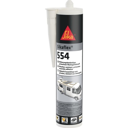 Sikaflex® 554 Montagekleber - 300ml Weiß - Karosserieklebstoff von SIKA