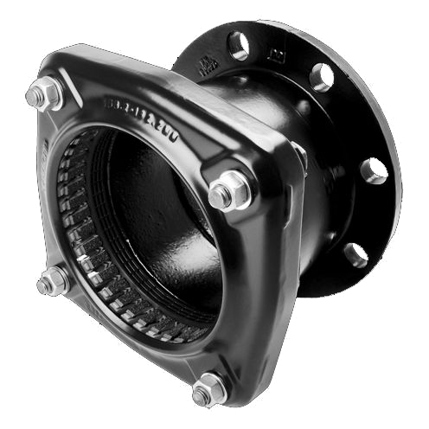 Flanschadapter E-Stück FGFA - Wasser DN 40/50 - Dichtung EPDM - d 43,5 mm, D 63,5 mm