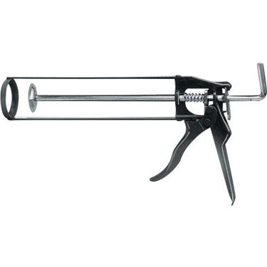 FRIESS Metall Skelettpistole mit Sechskant-Schubstange - Hand-Kartuschenpistole