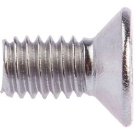 RS PRO Senkkopf Pozi Schrauben A2 - M4 x 8 mm - Edelstahl (ISO 7046)