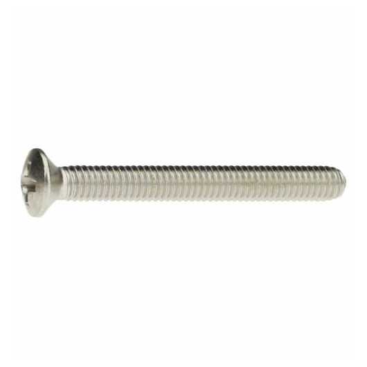 DIN 966 Linsensenkschrauben M4 x 12 | Kreuzschlitz Phillips | A2 Edelstahl - Blank