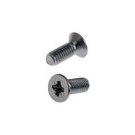 RS PRO Edelstahl Senkkopf Pozi Schrauben - A2, M3 x 8mm