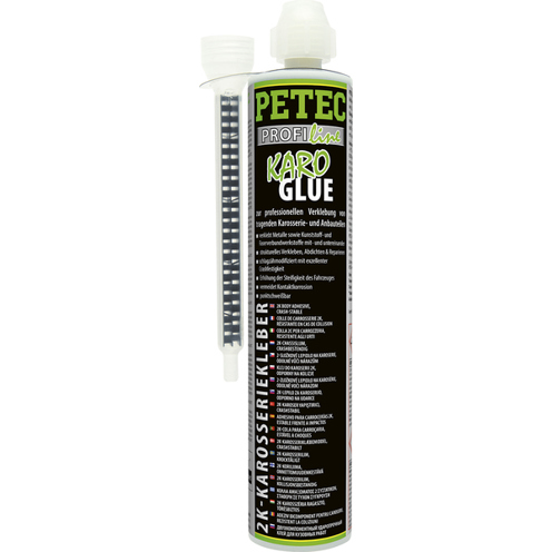 PETEC 98195 Karro Glue - 2K Karosseriekleber in Coaxialkartusche 195ml