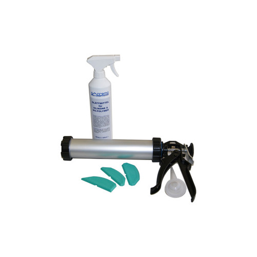 Basic 3 Glättmittel - 500ml Auspresspistole & 3 Winkel Fugenschablonen