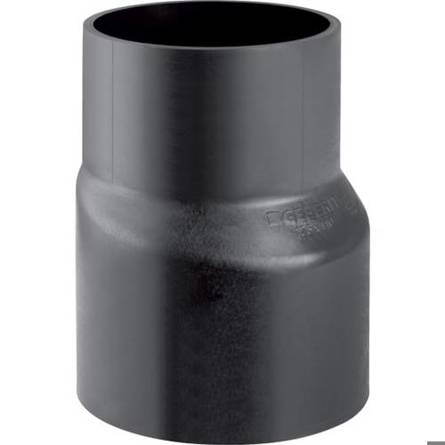 Exzentrische GE PE Reduzierung DN125/100 - Reduzierstück für Rohrleitungen aus Thermoplast