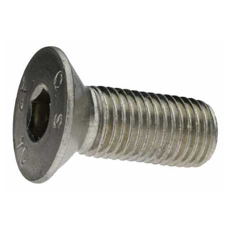 Edelstahlschraube ISO 10642 - Senkschraube mit Innensechskant | M4 x 35 | A2 blank