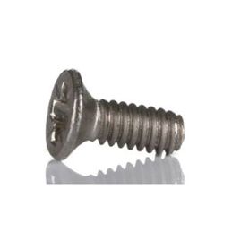 RS PRO Edelstahl Senkkopf Pozi Schrauben - DIN 965 A2 | M2 x 5mm