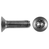 DIN 7500 A2 M 3x8 ME T-10 - Gewindefurchende Senkkopfschrauben (Form M) | Kopf DIN 965 | ISR - Edelstahl