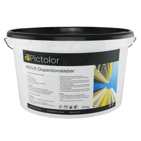 Pictolor® WDVS Dispersionskleber - Wasserbasierender Klebstoff für professionelle Anwendungen