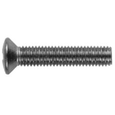 Edelstahl Linsensenkschraube DIN 966 A2, M6 x 60 mm, Kreuzschlitz (Phillips)