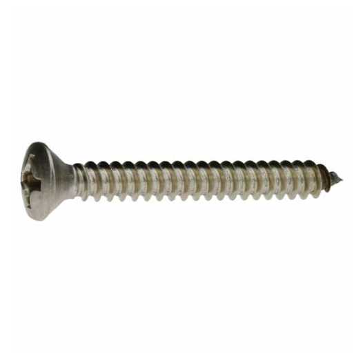 Edelstahl Blechschrauben DIN 7983, Linsensenkkopf, Form C, 4,2x45mm, A2, Kreuzschlitz Phillips