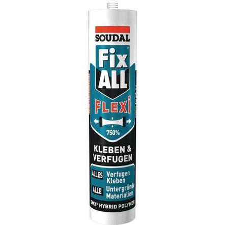 Soudal Fix All Flexi - Weißer Kleb- und Dichtstoff, 470g Kartusche
