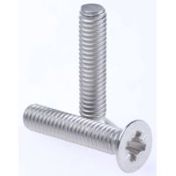 RS PRO Edelstahl Senkkopf Pozi Schrauben - M4 x 20mm (A2) | ISO 7046