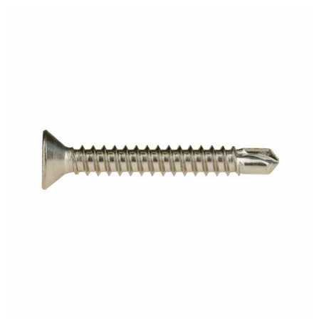 Edelstahl DIN 7504 Bohrschrauben - Blechgewinde 3,9 x 32 mm - Kreuzschlitz Phillips - A2 - Senkkopf - Form P