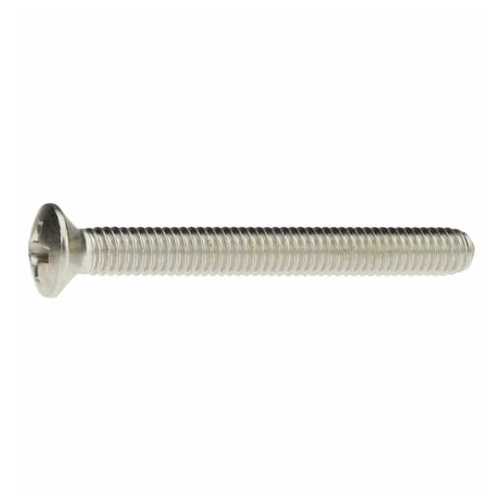 DIN 966 Linsensenkschrauben M4 x 10 | Kreuzschlitz Phillips | A2 Edelstahl | ISO 7047